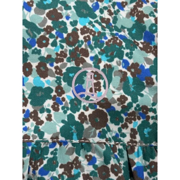 Lands End Womens Plus Size Floral Button-Down Shirt 1X 16W-18W - Picture 13 of 13